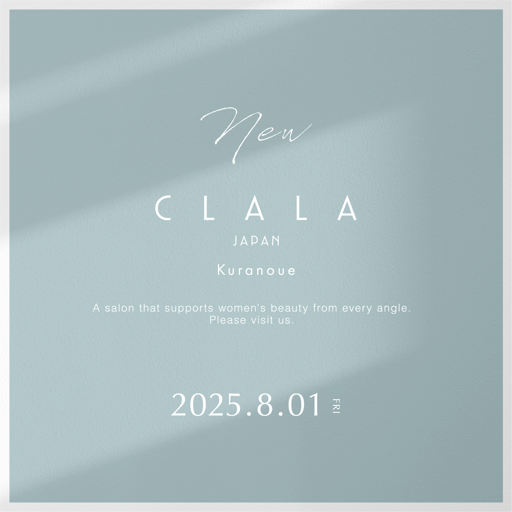 〈 佐賀県 〉2025年8月1日  CLALA JAPAN Kuranoue オープン