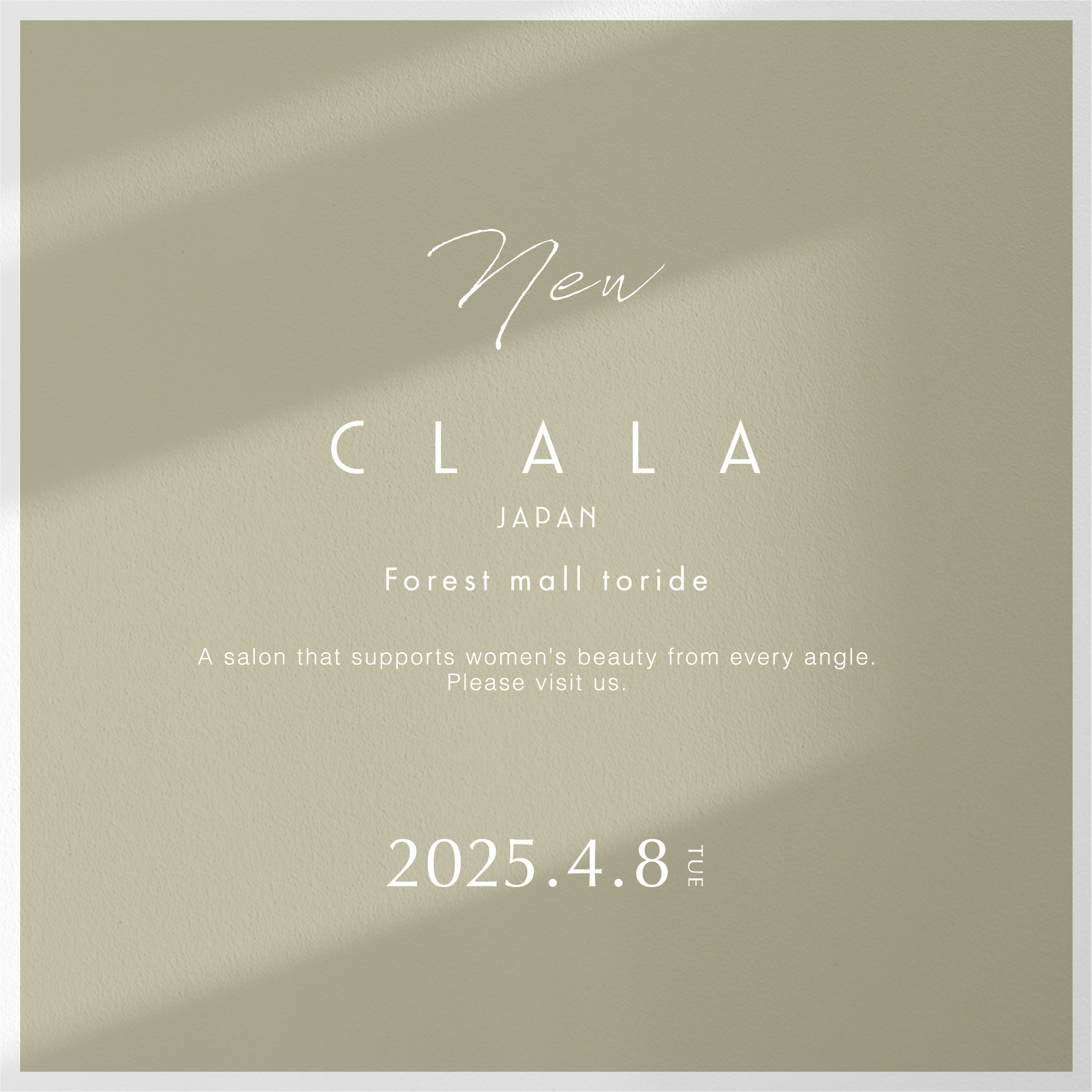 〈 茨城県 〉2025年4月11日  CLALA JAPAN Forest mall toride オープン