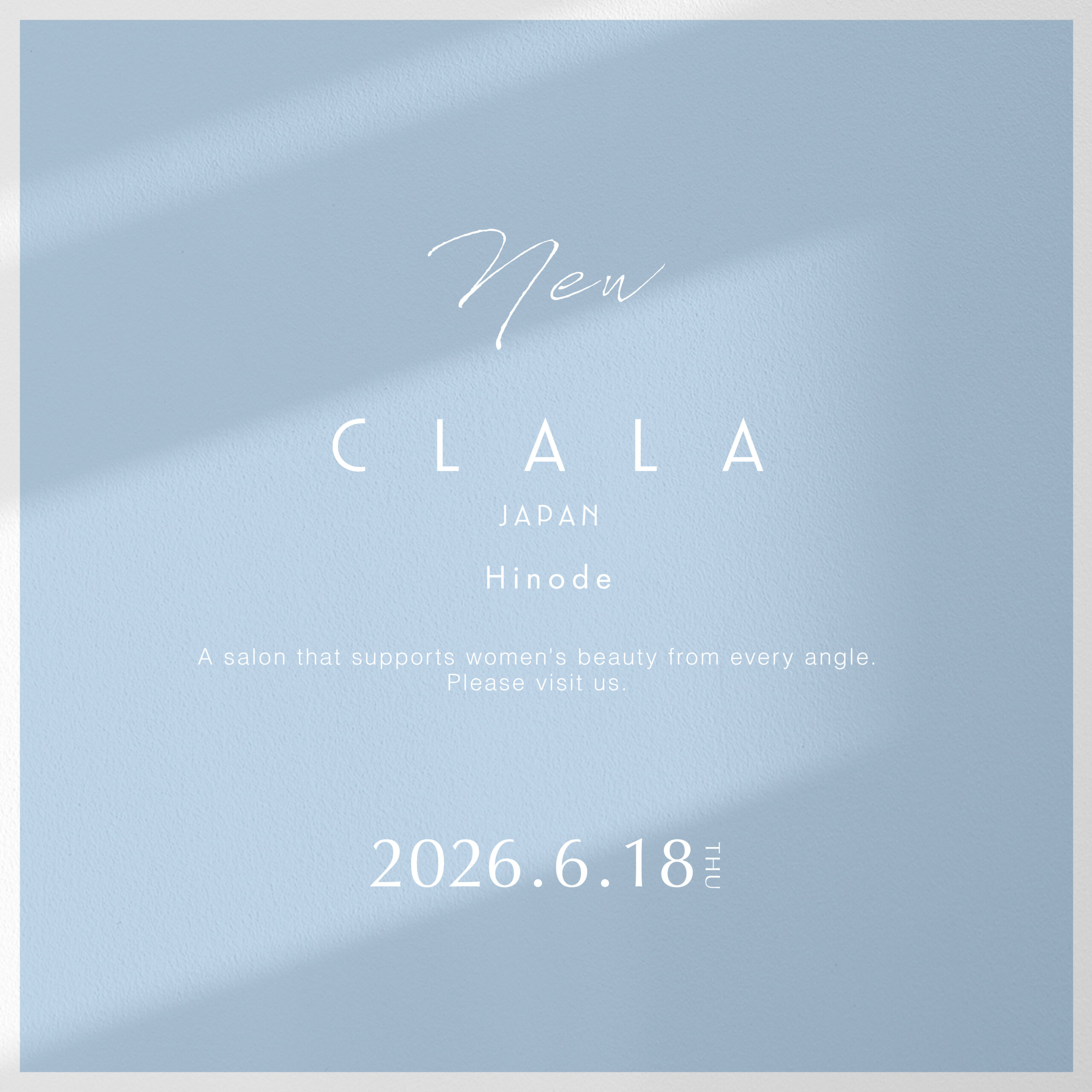 〈 佐賀県 〉2026年6月18日  CLALA JAPAN Hinode オープン