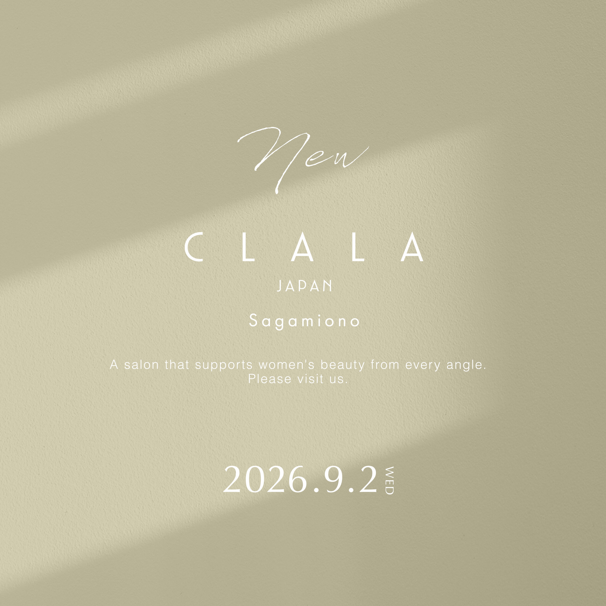 〈 神奈川県 〉2026年9月2日  CLALA JAPAN Sagamiono オープン