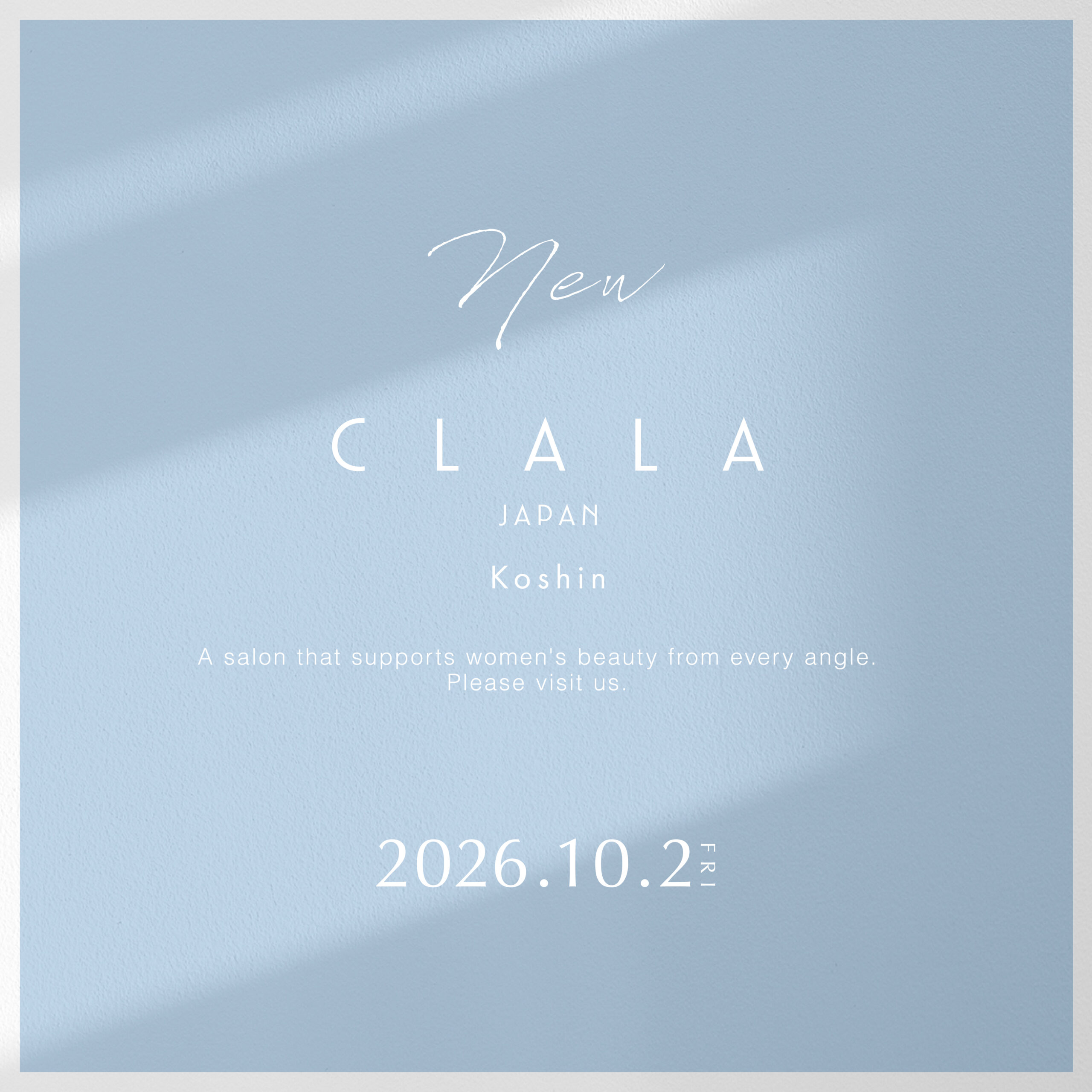〈 新潟県 〉2026年10月2日  CLALA JAPAN Koshin オープン
